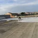 Impermeabilización de la cubierta del pabellón polideportivo en Olivares, Sevilla.