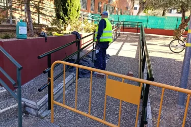 mantenimiento de pintura en colegios de Mairena del Aljarafe